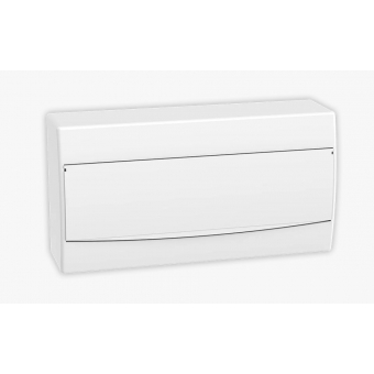 Quadro de Distribuição de Pvc Sobrepor Branco 18 Disjuntores Din Sem Barramento - Soprano#SIMONLEX#