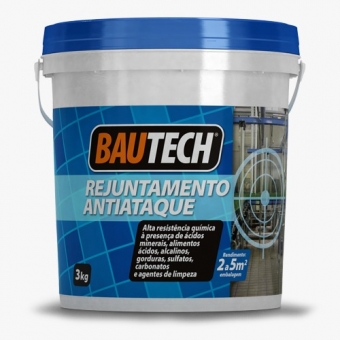 Rejunte Anti Ataque Quimico P/ Pisos Industriais 3kg - Bautech#SIMONLEX#