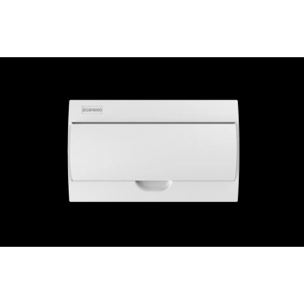 Quadro de Distribuição de Pvc Sobrepor Branco 18 Disjuntores Din Sem Barramento - Soprano#SIMONLEX#