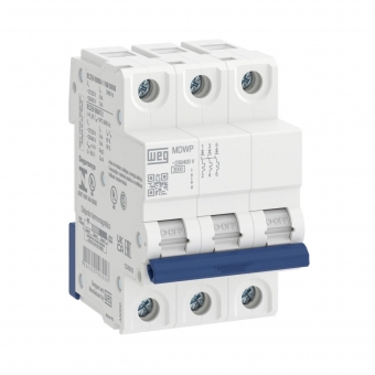 Disjuntor Tripolar 6A Din C Mdw 3kA - Weg#SIMONLEX#