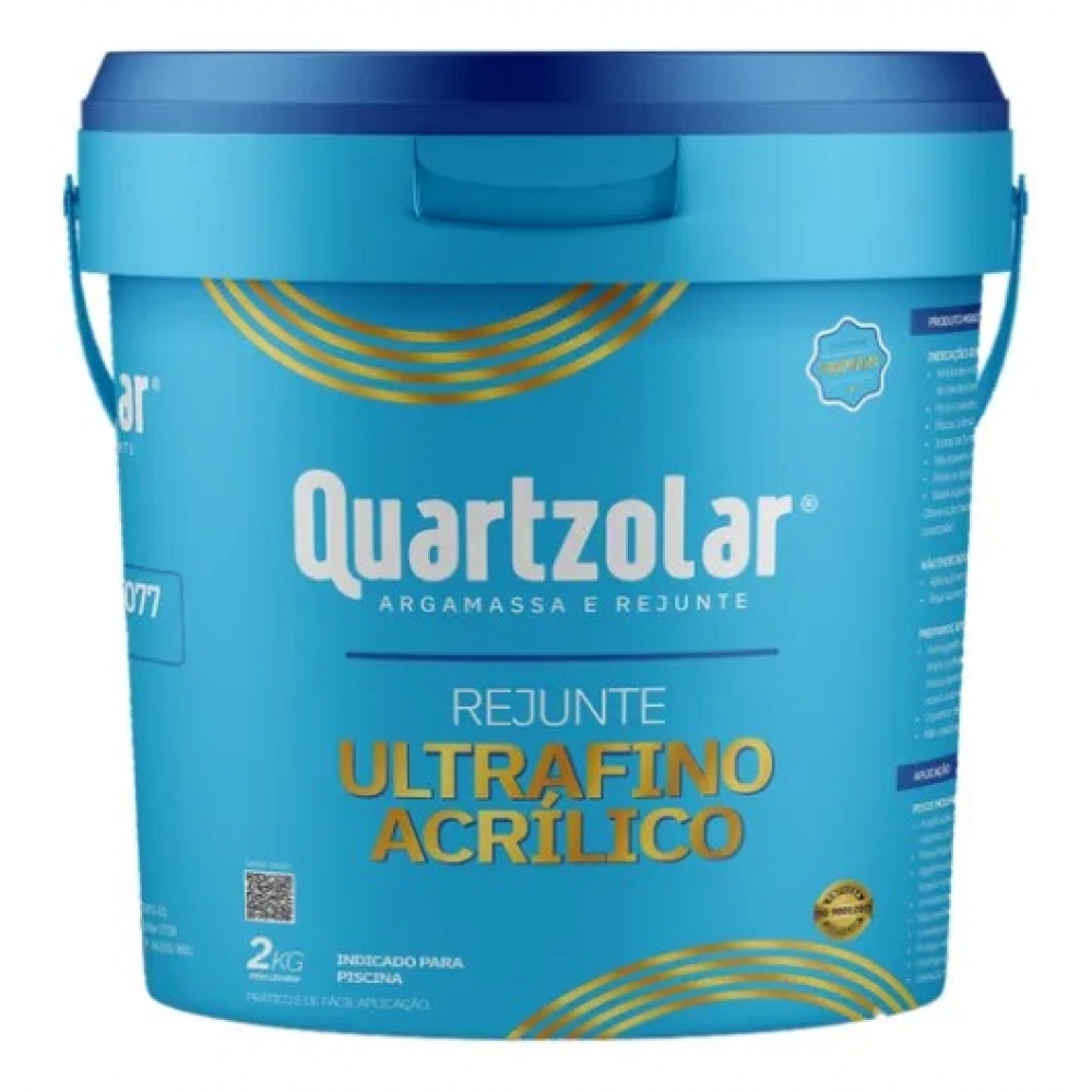 Rejunte Acrilico Cinza Platina 2 Kg Ultrafino - Quartzolar#SIMONLEX#