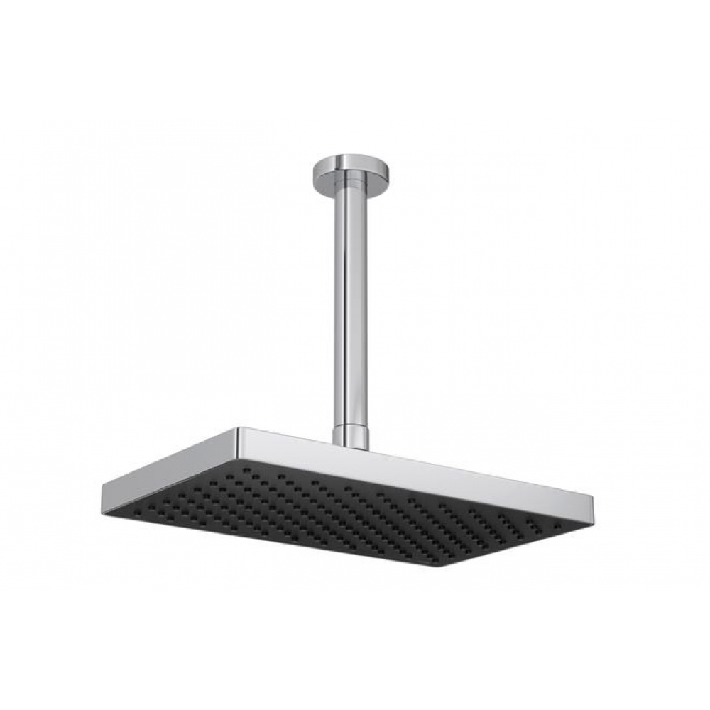 Deca Chuveiro Flex Max Retangular Teto Cromado - 2086.C.TET#SIM#