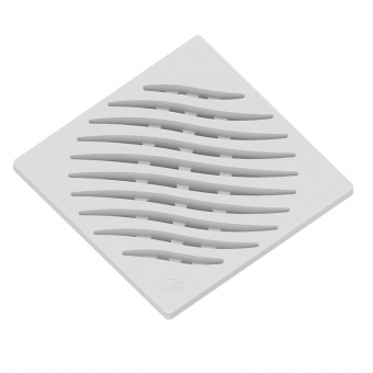 Grelha Ecológica Quadrada Branca 100mm - Tigre#SIMONLEX#