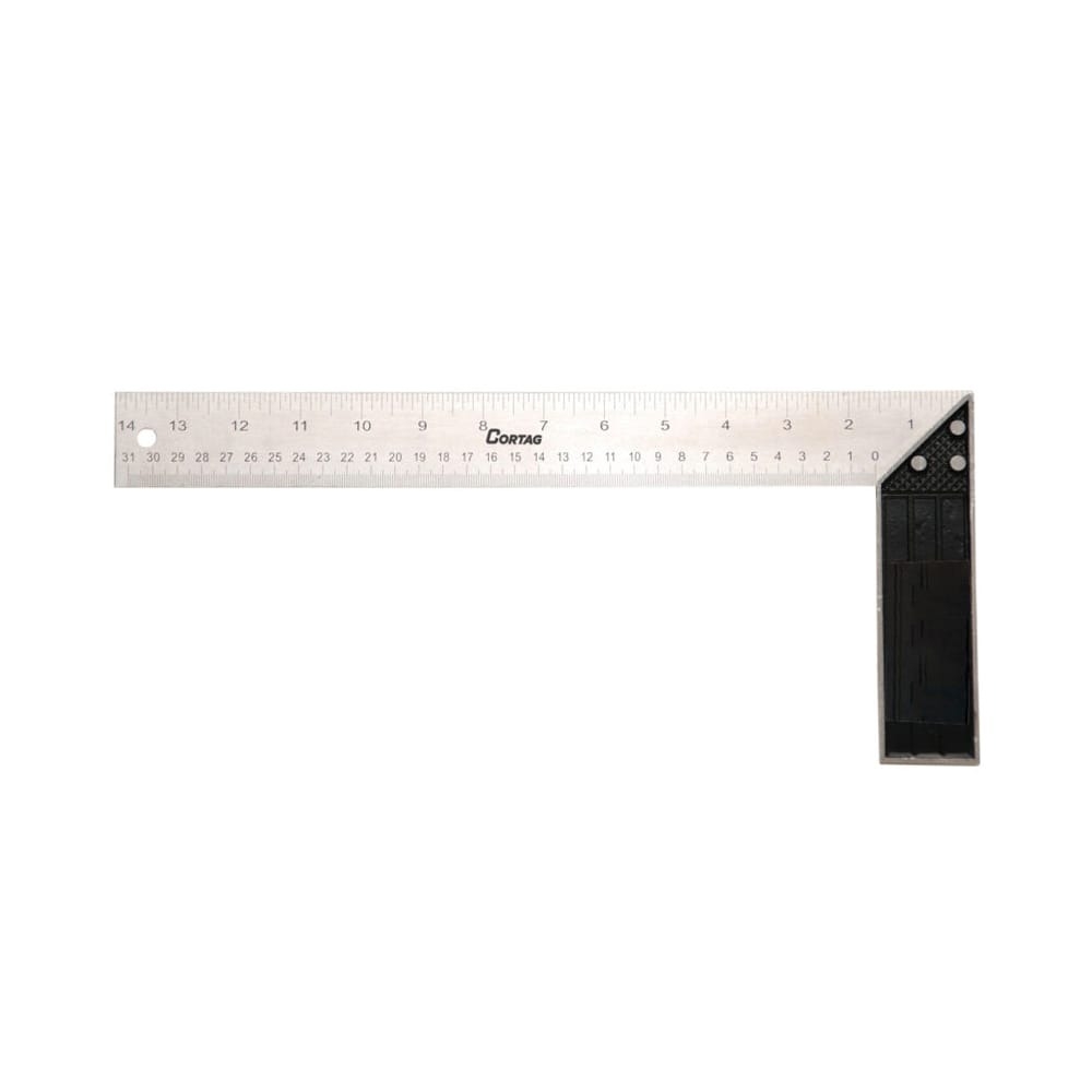 Esquadro Cabo de Aluminio 14 35 cm - Cortag#SIMONLEX#