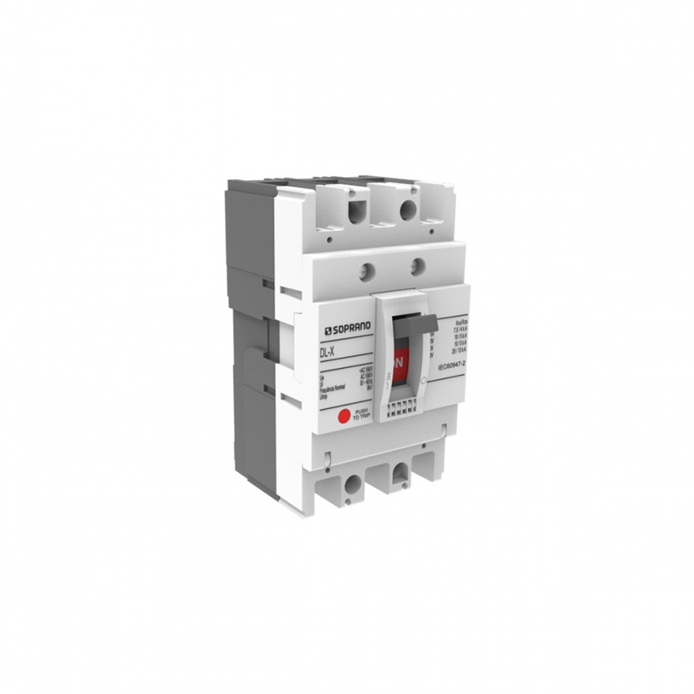 Disjuntor Tripolar 250A Caixa Moldada 70kA 230vca - Soprano#SIMONLEX#
