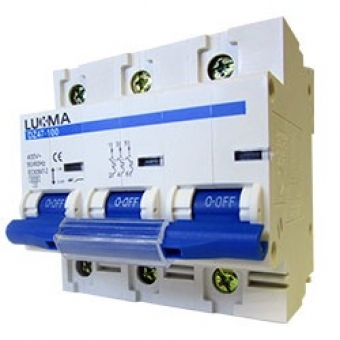 Disjuntor Tripolar 125A Din C 3kA - Lukma#SIMONLEX#