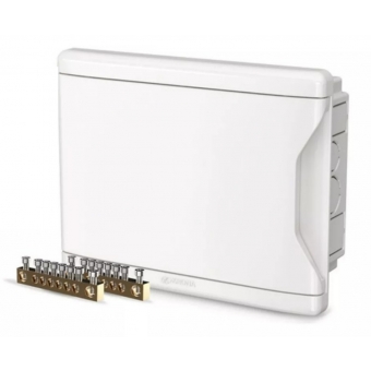 Quadro de Distribuição de Pvc Sobrepor Branco 9/12 Disjuntores Com Barramento - Krona#SIMONLEX#