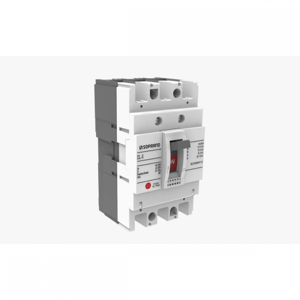 Disjuntor Tripolar 175A Caixa Moldada 70kA 230vca - Soprano#SIMONLEX#