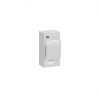 Quadro de Distribuição de Pvc Sobrepor 4 Disjuntores Din Com Tampa - Weg#SIMONLEX#