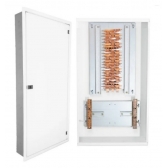 Quadro de Distribuição Acetinado de Chapa Embutir Din P/44 Disjun C/Barr 150A -Andaluz#SIMONLEX#