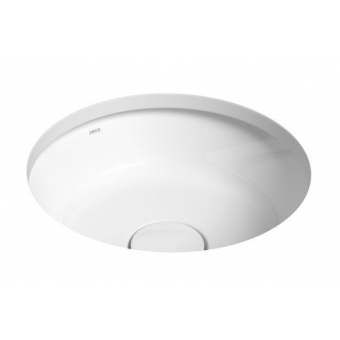 Cuba De Embutir Redonda 30cm Slim - Branca - Deca#SIM#