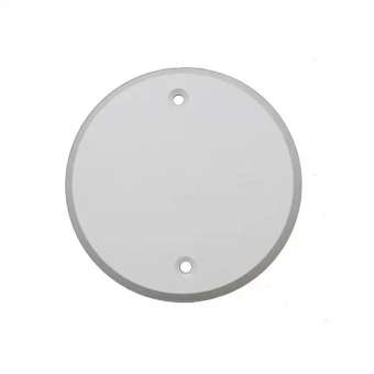 Placa 3x3 Redonda Saída Fio Jack 1/4 Pial Plus  - Branco - Legrand#SIMONLEX#