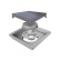 Ralo Linear 15X15 cm Square Tampa Inox#SIMONLEX#