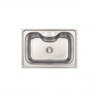 Cuba de Embutir de Inox Morgana 69x49x20,3cm 60FX Undermount Com Válvula - Tramontina#SIM#