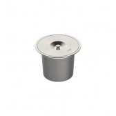 Lixeira De Embutir Redonda Clean 8L 31cm - Tramontina#SIM#