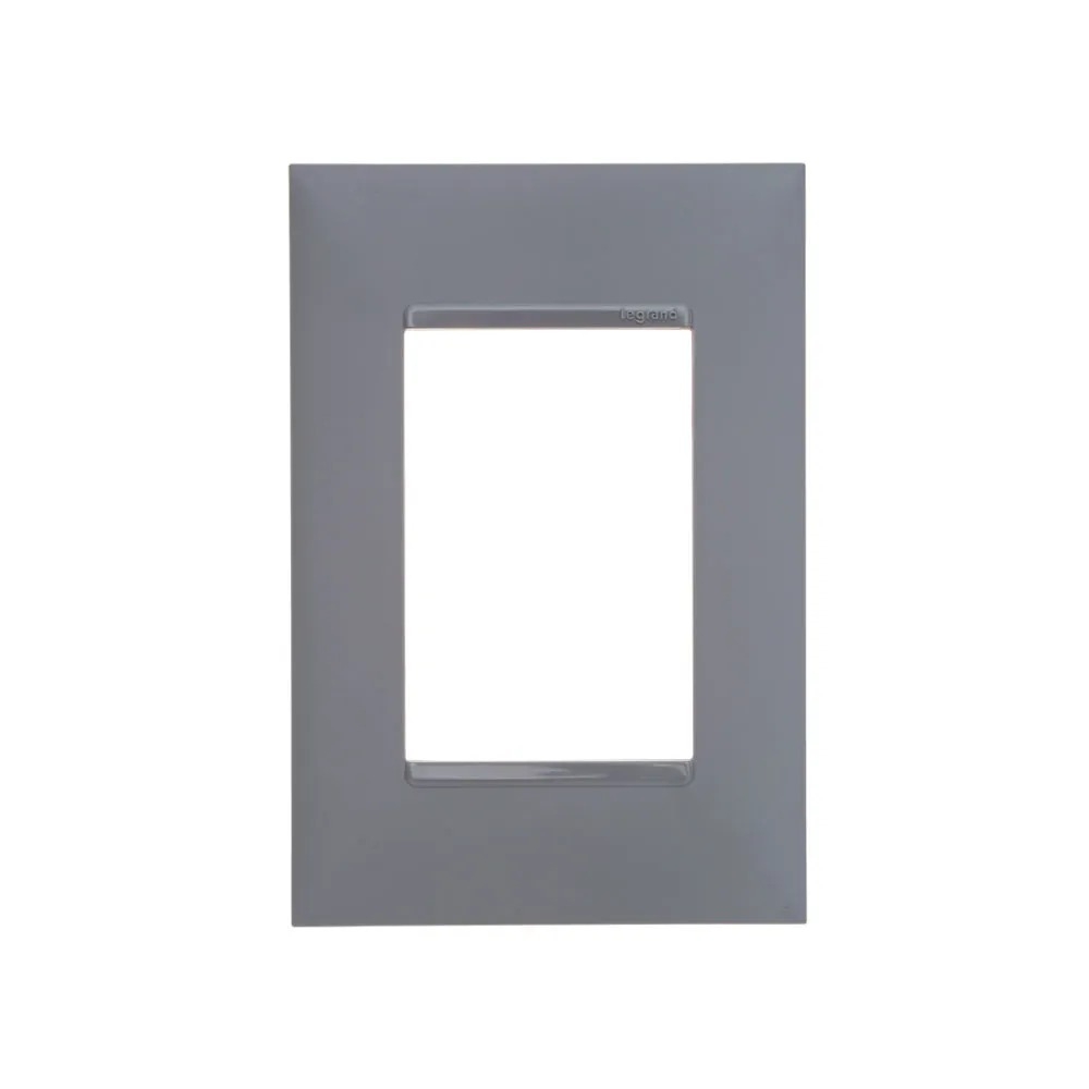 Placa 3 Postos 4x2 Cz Protegido Contra Amarelamento Pial Plus - Acetinado Monocromático#SIMONLEX#