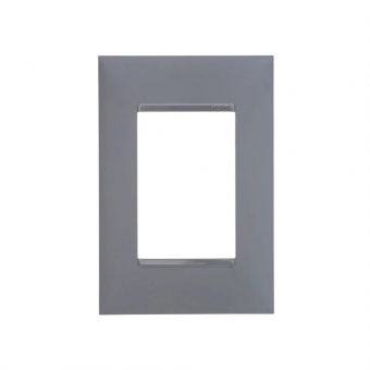 Placa 3 Postos 4x2 Cz Protegido Contra Amarelamento Pial Plus - Acetinado Monocromático#SIMONLEX#