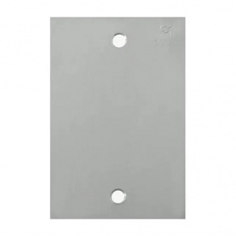 Placa 1 Módulo Para Piso 4x2  Inox - Olivo#SIMONLEX#