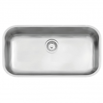 Cuba de Embutir de Inox 56x34 Acetinado Lavínia Com Válvula - Tramontina#SIM#