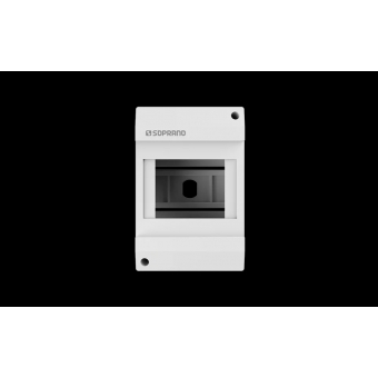 Quadro de Distribuição de Pvc Sobrepor 4 Disjuntores Din Sem Tampa - Soprano#SIMONLEX#