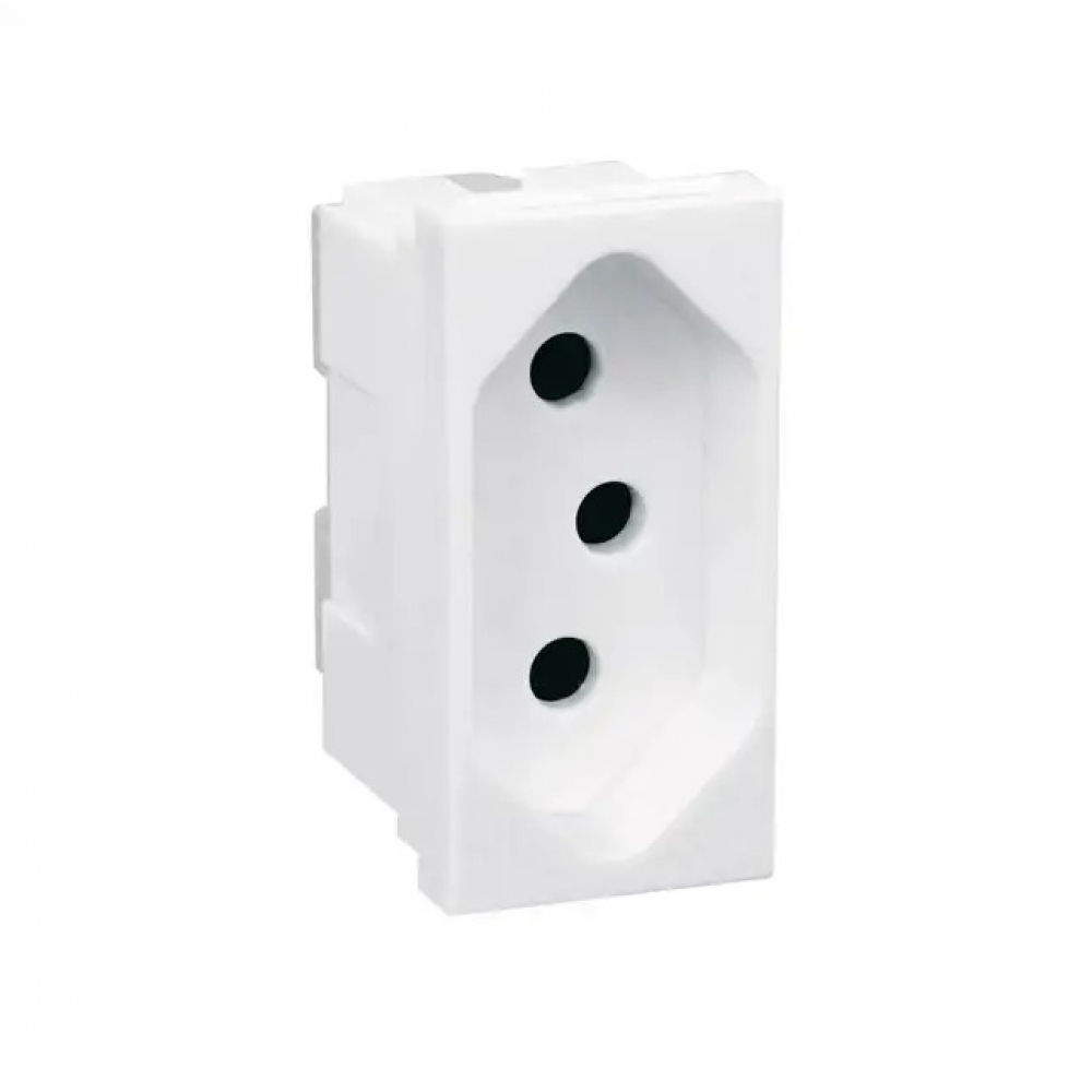 Modulo Tomada Pialplus 2P+T 10A Sem Placa Pial Plus - Legrand#SIMONLEX#