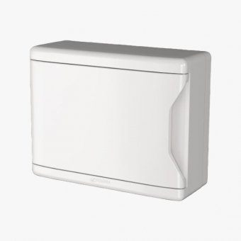 Quadro de Distribuição de Pvc Sobrepor Branco 6/8 Disjuntores Sem Barramento - Krona#SIMONLEX#