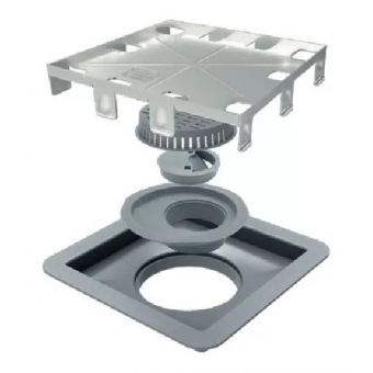 Ralo Linear 15cm Square Tampa Oculta - Elleve#SIMONLEX#