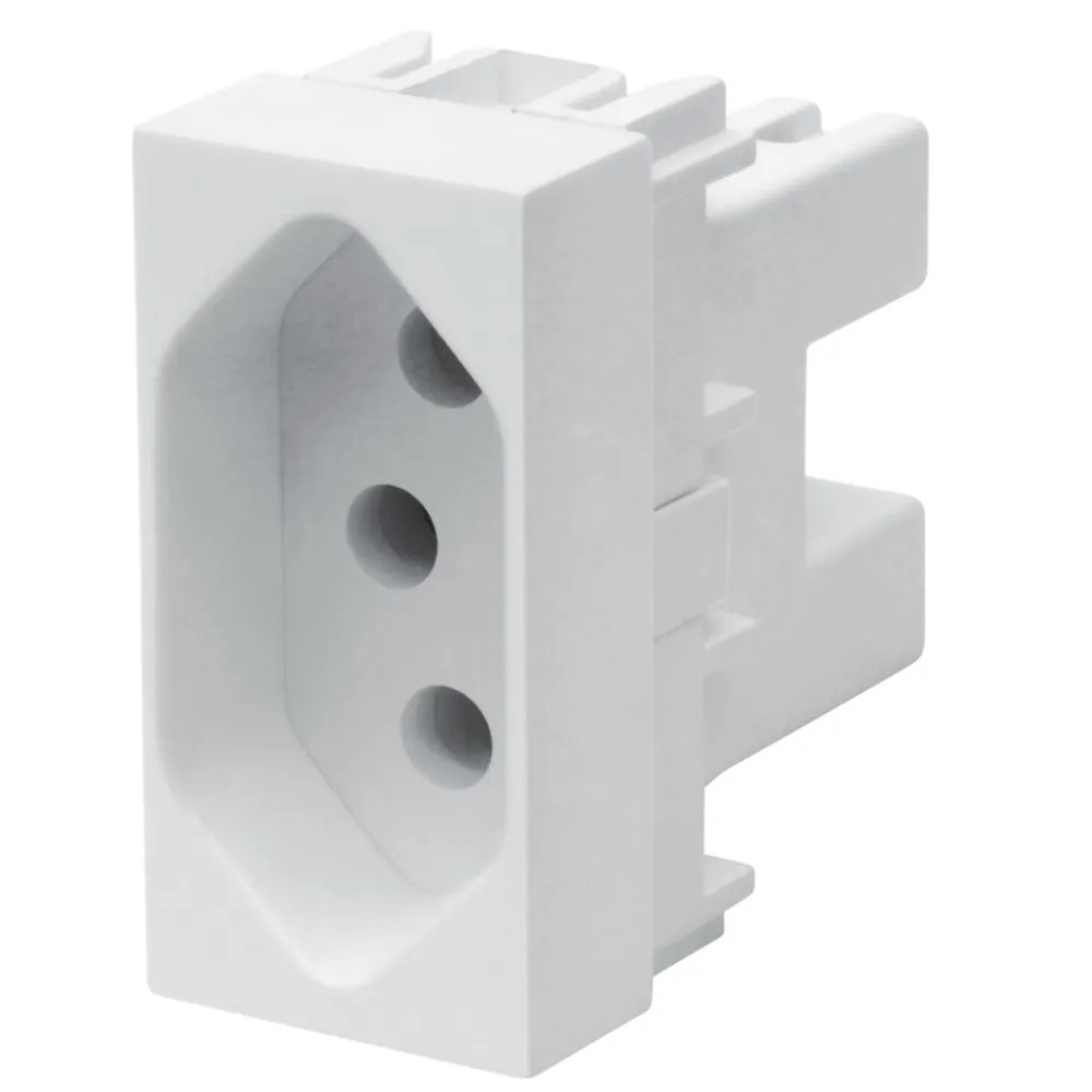 Fame Elegance Modulo Tomada 2P+T PB 20A#SIMONLEX#