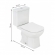 Bacia + Cx Acoplada Quadra Kit Completo - Deca#SIM#