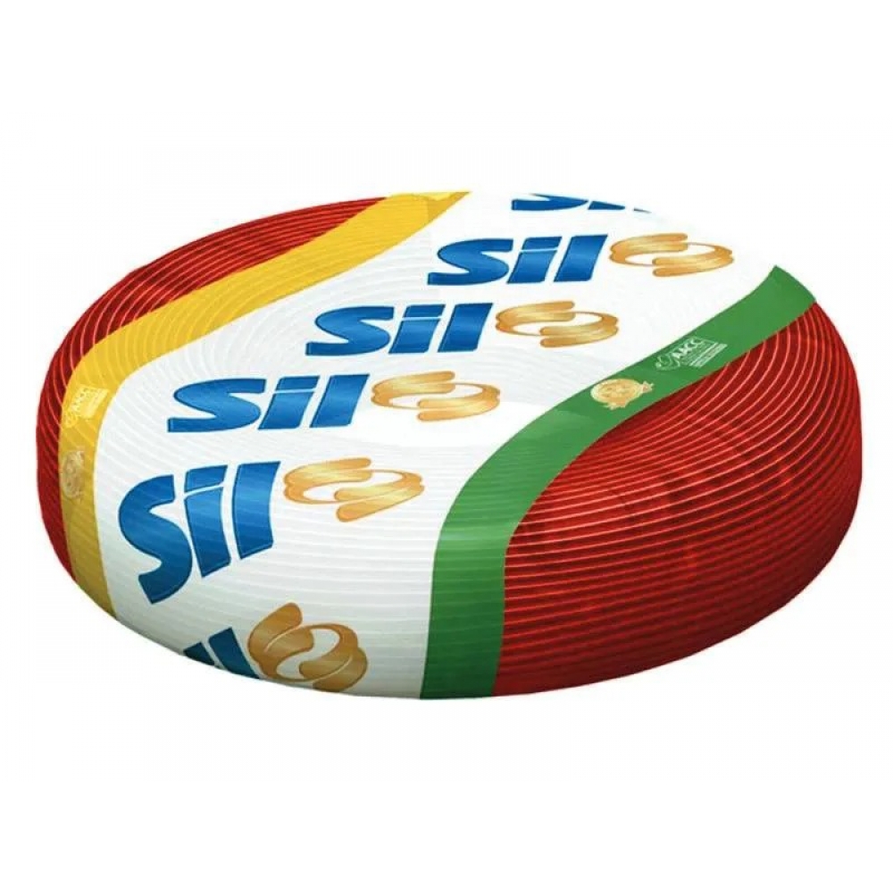 Cabo Flexível Rolo 100m  2,5mm 750v Vermelho - Sil#SIMONLEX#