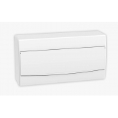 Quadro de Distribuição de Pvc Sobrepor Branco 18 Disjuntores Din Sem Barramento - Soprano#SIMONLEX#