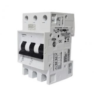 Disjuntor Din C Tripolar 10A 5SX1 - Siemens#SIMONLEX#