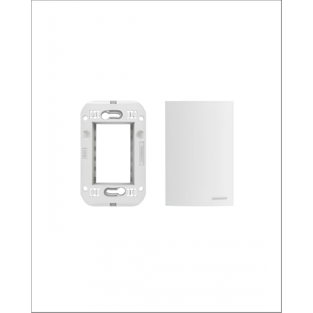 Brava Up Placa 4x2 Cega C/ Suporte - Soprano#SIMONLEX#