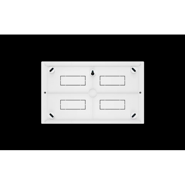 Quadro de Distribuição de Pvc Sobrepor Branco 18 Disjuntores Din Sem Barramento - Soprano#SIMONLEX#