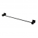 Porta Toalha Reto Bella 541mm 4400 BL220 - Preto Brilhante - Fani#SIMONLEX#