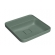 Cuba De Sobrepor Quadrada Com Deck 40cm Slim - Sálvia - Deca#SIM#