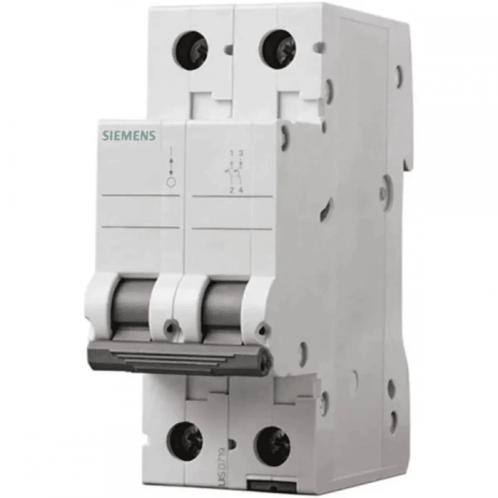 Disjuntor 5SL Din B Bipolar 25A - Siemens#SIMONLEX#