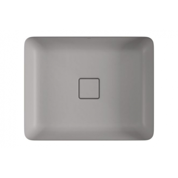 Cuba De Embutir Retangular 50cm Slim - Soft Antracite - Deca#SIM#