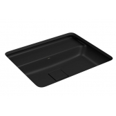 Cuba De Embutir Retangular Com Mesa 50cm Slim - Ébano Fosco - Deca#SIM#