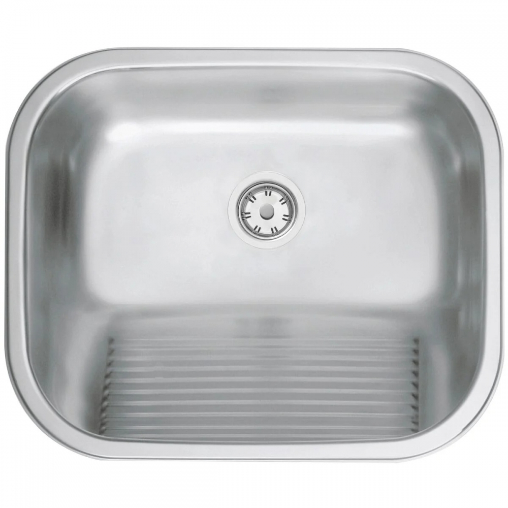 Tanque Encaixe Hera 34 L em Aço Inox Acetinado 50x40cm Tramontina#SIMONLEX#