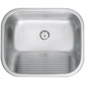 Tanque Encaixe Hera 34 L em Aço Inox Acetinado 50x40cm Tramontina#SIMONLEX#