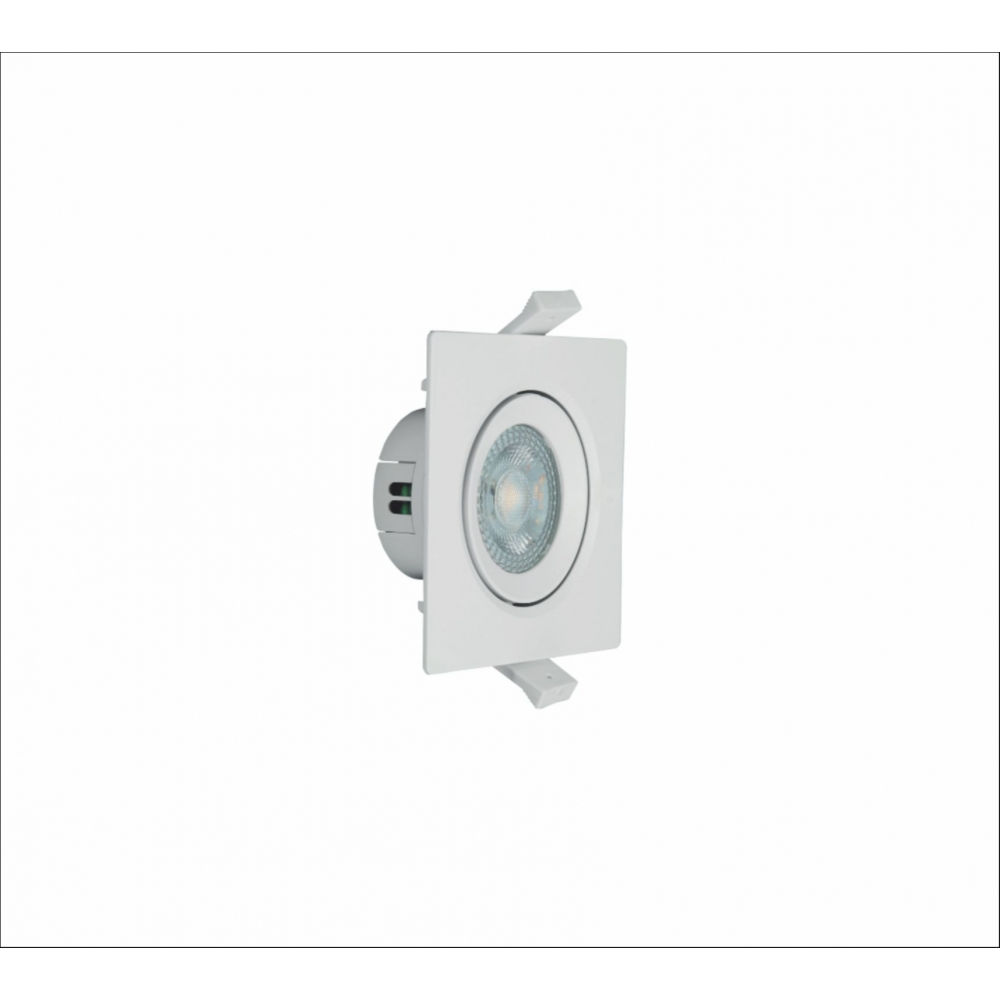 Led Spot Emb Quad 3,5w 3000k Biv Branco - G-Light