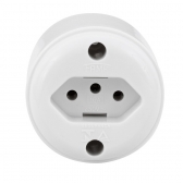 Tomada Sobrepor 2P+T PAD Brasil 10A - Fame#SIMONLEX#