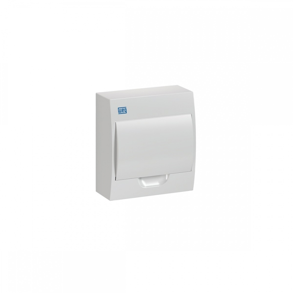 Quadro de Distribuição de Pvc Sobrepor 8 Disjuntores Din Com Barramento - Weg#SIMONLEX#