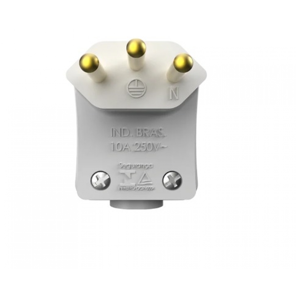 Plugue Macho 2P + T 20A 250v - Soprano#SIMONLEX#