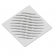 Grelha Ecológica Quadrada Branca 100mm - Tigre#SIMONLEX#