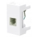 Fame Modulo Tomada Telefone RJ11 2V Modulare / Evidence / Blanc+#SIMONLEX#
