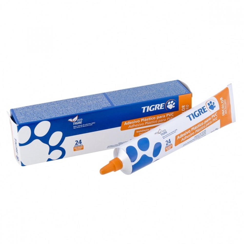 Adesivo Incolor Bisnaga 75g P/ Pvc - Tigre#SIMONLEX#