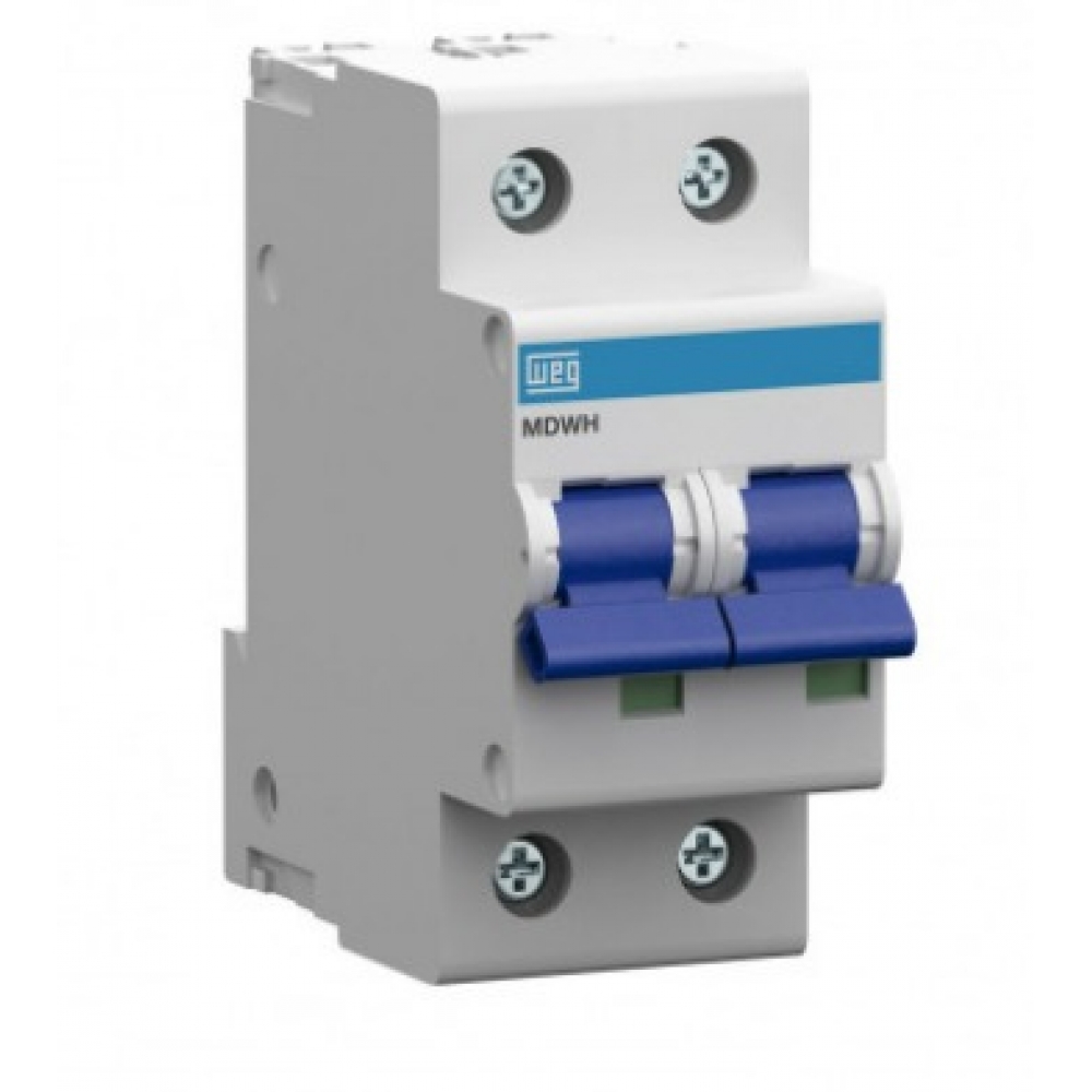 Disjuntor Bipolar DIN 70A 3KA - WEG#SIMONLEX#