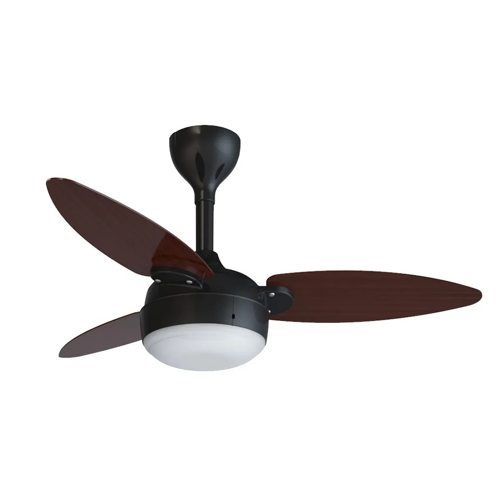 Ventilador De Teto Elluz 3p Pr/Tabaco C/R Inverter Bivolt - Ventisol#SIMONLEX#